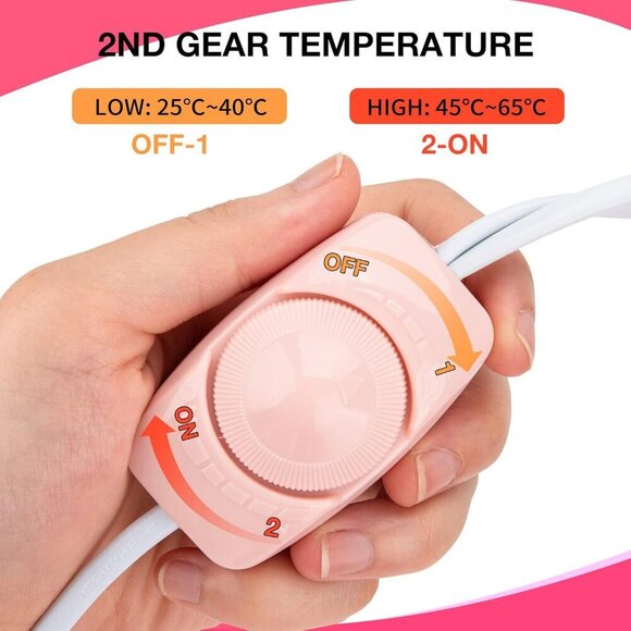 Paraffin Wax Heated Booties, Electric Heated Nail Art Pedicure Foot Cover, Infra - Picture 3 of 7